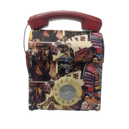 Telefontasche Jazz: Trompete - ein Unikat und echte Handarbeit - Upcycling !