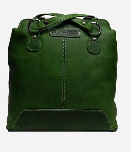 Hill-Burry klassisch grüner rustikaler Rucksack