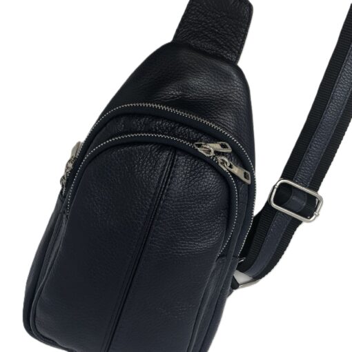 Sling-Bag aus echtem Leder...Stil trifft Funktionalität...unsere Lieblingstasche in dunkelblau