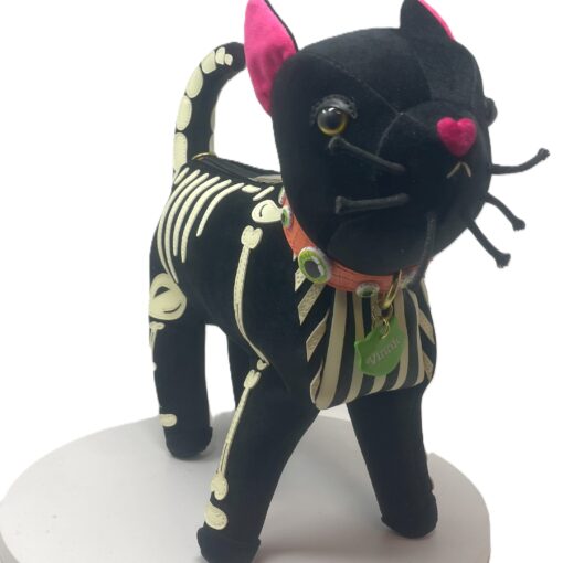 Vendula I-Scream Parlour Skeleton Vinnie Cat Bag (leuchtend) zauberhafte Katzentasche