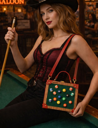 Vendula London Cheers Street Billard Tasche Box Bag