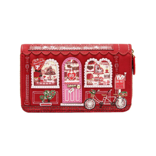 Vendula Chocolate Box Medium Ziparound Wallet Rundum-Reißverschluss Geldbeutel