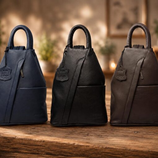 Estelle Rucksack aus pflanzlich gegerbtem Leder