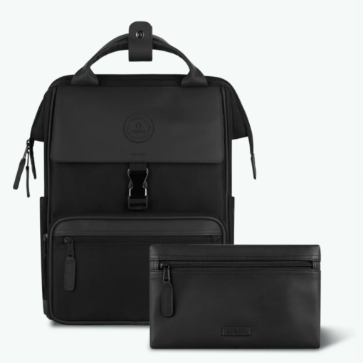 Adventurer Rucksack Medium schwarz aus dem Hause Cabaia - umweltfreundlich und langlebig -100 % vegan